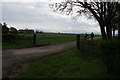 Farm track off Thorpe Le Street