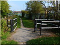 Gate along the Coventry Canal towpath