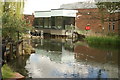 View of the Hertford Theatre from the path leading from Mill Bridge #2