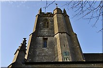 ST7345 : Nunney:  All Saints Church: The tower by Michael Garlick