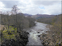 NH3254 : The River Meig at Bridgend by Oliver Dixon