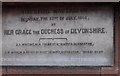 SD2878 : Historical plaque in Church Walk by Basher Eyre