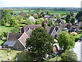 View from the tower of Birling Church