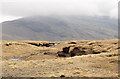 NM6131 : Peat banks south of Sgùlan Beag by Trevor Littlewood