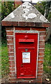 King George V postbox, Church Lane, Lymington