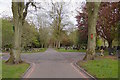 Newcastle-under-Lyme Cemetery: turning circle