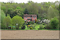 Looking to Stoke Road Cottage (listed building), Layham