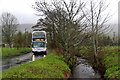 A Stirling bus leaving Gargunnock