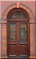 Detail of former Counting House, Hyde Street, Winchester