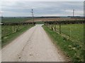 SE9047 : Access  road  to  the  A614 by Martin Dawes