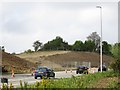 Combe Valley Way junction construction