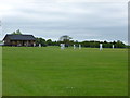 SP8690 : Cricket match near Rockingham Castle by Richard Humphrey