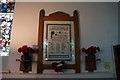 War Memorial in St Pauls Church, Shepley