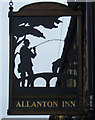 Sign for the Allanton Inn