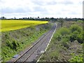 Railway heading towards Blyth