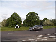 SU6152 : Roundabout on Worting Road, Basingstoke by David Howard