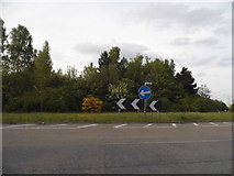 SU6253 : Roundabout on the Basingstoke Ring Road by David Howard