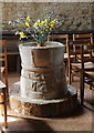 St Botolph, Slapton - font