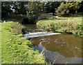 White water on the River Bollin, Wilmslow