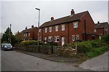 SE2209 : Houses on Lane Hackings Green, Lower Cumberworth by Ian S