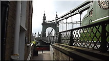 TQ2378 : Hammersmith Bridge by John Welford
