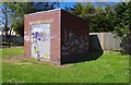 Small building by playing field behind High Street, Wollaston, Stourbridge