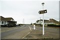SZ1491 : Southbourne, beach road sign by Mike Faherty