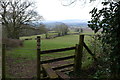 The Shropshire Way leading down from Knowbury