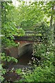 TQ5595 : Bridge over Weald Brook by Glyn Baker