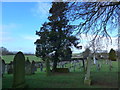 NY3250 : St Andrew, Thursby: churchyard (e) by Basher Eyre