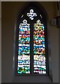 NY3250 : St Andrew, Thursby: stained glass windows (3) by Basher Eyre