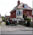 Postbox in a Horsecastles wall, Sherborne