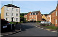 Lobelia Close leading to Michaelmas Close, Rogerstone