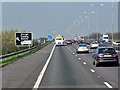 Westbound M4 approaching Junction 6