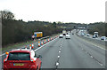 Roadworks on the M23