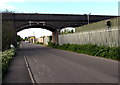 North side of Station Road footbridge, Little Stoke