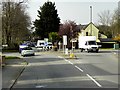 Roundabout at Worlesdon Road/Keens Lane Junction