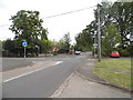 Owlsmoor Road at the junction of Yeovil Road