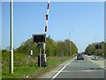 Level crossing for railway crossing the A483