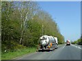 A very shallow lay-by on A5 Oswestry bypass