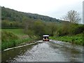 ST7864 : Trip boat on the Kennet & Avon Canal, near Claverton by Christine Johnstone