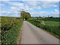 Approaching the Deuxhill lane