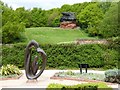 Hemlock Stone from gardens on Bramcote Hills