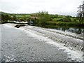 Weir alongside Saltford Lock, River Avon