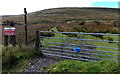 Gate to common land beyond the southern end of Whistle Road, Garn-yr-erw