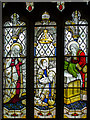 SK8497 : Stained glass window, All Saints' church, Laughton by Julian P Guffogg