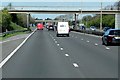 Westbound M4, Footbridge near Dorney