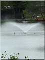 TM1179 : Fountain on the Mere by Geographer
