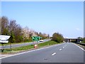 SJ3556 : Slip road and bridge for B5102 junction with A483 by David Smith
