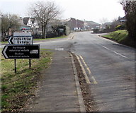 SO6555 : Turn left for two industrial estates in Bromyard by Jaggery